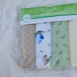 4 Pack Cotton Receiving Blankets